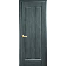 Дверне полотно Новий стиль Премьера grey (600*2000) ПВХ De Luxe глухая