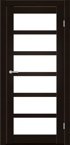 Дверь Art Door ART 08.02 венге (800х2000мм.) ПВХ пленка, стекло сатин