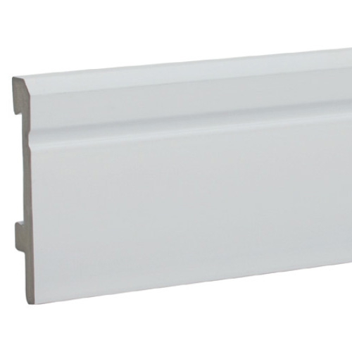 Плінтус Sierra (80*14,5*2500мм) №01 белый (10шт/уп)
