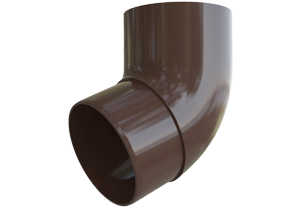 Водосточная система Альта Профиль колено трубы 67° коричневое ПВХ (д.95мм) (16шт/уп)