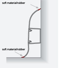 Плінтус Salag (SG56) №36 зебрано аруша (56*20*2500мм) матовый (32шт/уп)