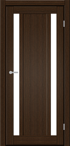 Дверь Art Door ART 05.05 каштан (800х2000мм.) ПВХ пленка, стекло сатин