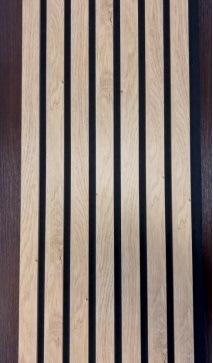 Панель Акустична Рейкова  ТМ Flloor Decor (290*2750*18мм )Дуб Горный світлий екошпон (4шт/уп (шт)