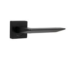 Дверная ручка Ajax ULTRA JK BL-24 AL-AL черный