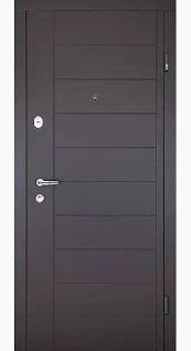 Двері вхідні уличн Abwer (Megapolis Str) Palermo(462) 860/960х2050 ( RAL 8019/Белая) глухая