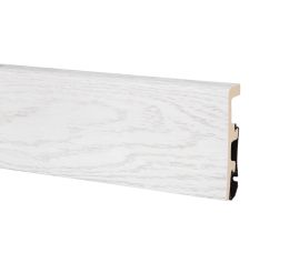 Плінтус Arbiton Integra №03 Ясен Сніжний (80*26*2400мм) (10шт/уп)