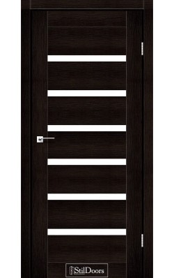 Дверне полотно FLORIDA StilDoors Венге премиум (800*2000) ПВХ, стекло сатин