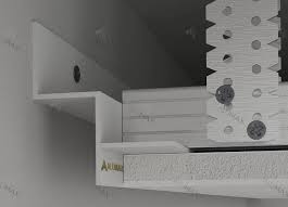 Профіль тіньового шва для стелі 20*30*3000 АПТШ 20