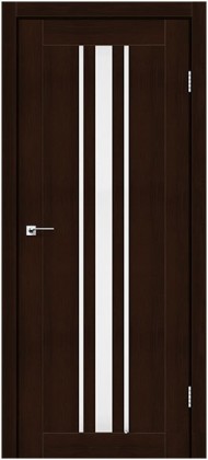 Дверне полотно ARIZONA StilDoors Каштан  (800*2000) ПВХ, скло сатин