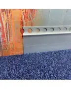 Плінтус алюмінієвий прихованого монтажу Best Deal Срібло анодоване 2/74 (2,5 м)