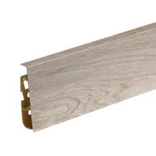 Плінтус ПВХ Hi Line Prestige Cezar Матовый №289 Ясень Сантьяго (74*22*2500)