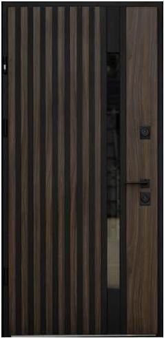 Двері вхідні Hardy St Mottura HPL S Loft темний мед (870*970*2050)