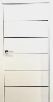 Дверне полотно Portala Молдинг 5 RAL Design 110 70 60/Лофт 1 RAL 1001 800*2000+ЧМК+врізка