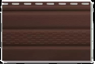 Софит Альта панель коричневая с перфорацией Т-20 (230*3000) (0,69кв.м/шт) (10шт/уп)