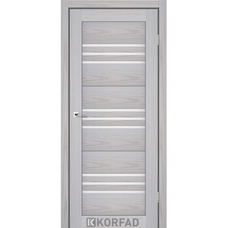 Двери Korfad Florence FL-05 РР серая мадрина 800*2000 сатин белый