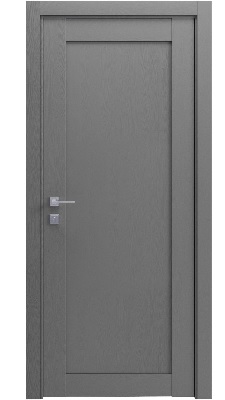 Дверь Rodos Polo глухое 800х 2000 каштан серый  (ПВХ New)