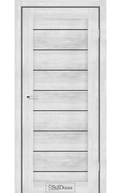 Дверне полотно TANZANIA StilDoors Сандал (800*2000) ПВХ, стекло черное (СК)