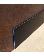 Плінтус алюмінієвий накладний Best Deal 8 чорний матовий (8/100/2,5 м)