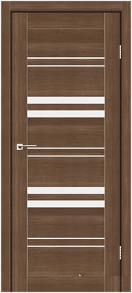 Дверне полотно SLOVENIA StilDoors Орех золотой (800*2000) ПВХ, стекло сатин