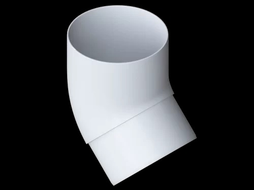 Водостічна система Альта Профіль коліно труби 45 ° біле ПВХ (д.95мм) (12шт/уп)
