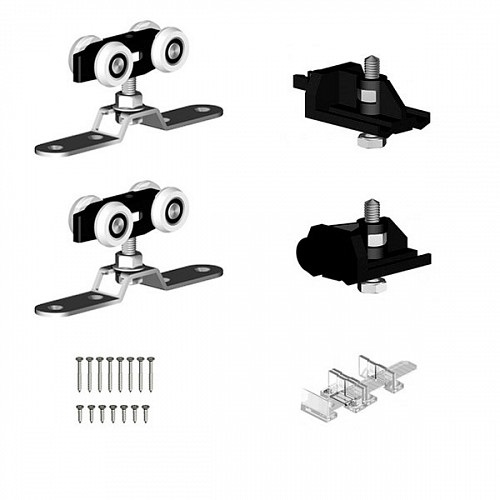 Комплект фурнітури Valcomp Herkules HS120  для одних дерев'яних дверей до 120 кг, без направляючої
