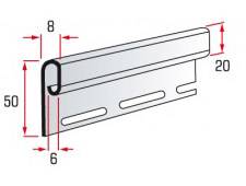 Сайдинг Альта Ангара фінішна планка оливкова (3,66м.п./Шт) (20шт/уп)