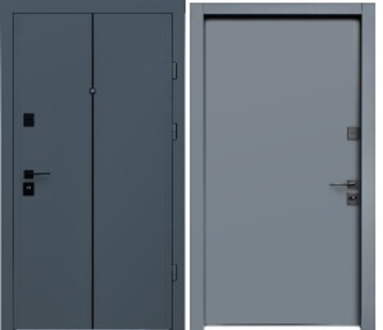 Двері Berez Lux Mela B (860/960*2040) Антрацит/Антрацит