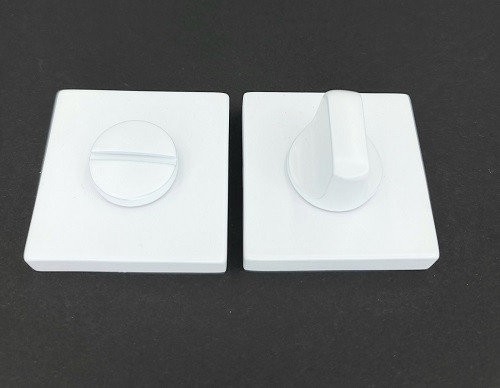 Фиксатор Trion квадратный  WC (FTE49+11#knob) White белый