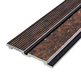 Рейка декоративная PS медный с золотыми вкраплениями 2900х120х12мм (D) SW-00001747