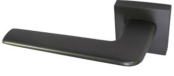 Ручка на квадратной розете Trion Strong AL-74 Black