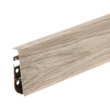 Плінтус ПВХ Hi Line Prestige Cezar Матовый №232 Дуб Хокайдо Матовий (74*22*2500)