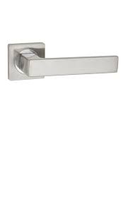 Дверная ручка Ajax OPTIMA JK SN/CP-3 AL-AL матовый никель/хром