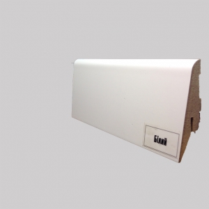 Плінтус МДФ Супер Профіль h 55 Білий (Норвежский) ПП1255 (19*52*2800) (19шт/уп/17,9кг) склад