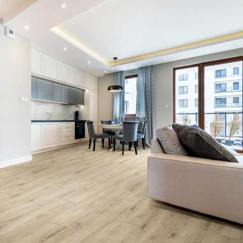 Підлога вінілова Kronostep Classic4V 32/4 мм R110 Дуб Фламенко (1280х295)(0,3776м2) 8шт/уп.