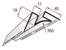 Сайдинг Альта Flex внутрішній кут жито (3,05м.п./Шт) (10шт/уп)