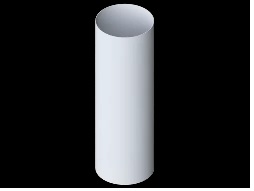 Водосточная система Альта Профиль труба белая ПВХ (4м.п./д.95мм) (6шт/уп)