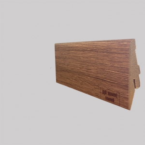 Плінтус МДФ Супер Профіль h 55 Дуб Шамони Темний ПП1255 (2800х52х19мм) (19шт/уп/17,9кг)