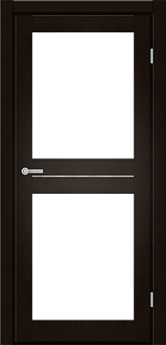 Дверь Art Door M 102 венге (800х2000мм.) ПВХ пленка, стекло сатин