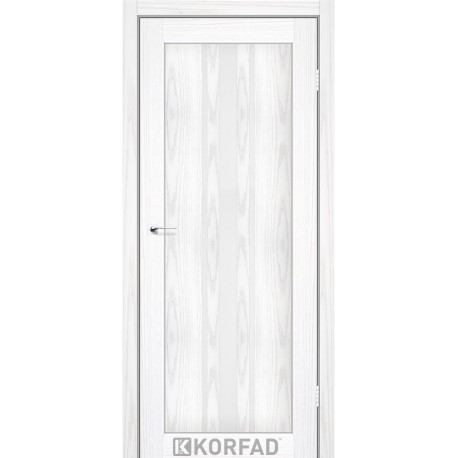 Двери Korfad Florence FL-03 РР белая мадрина 800*2000 сатин белый