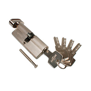 Цилиндр  для замка Cometa 70мм (35+35) АВ Сomp. бронза кл./бараш. (Ск)