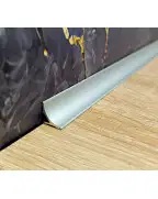 Мікро плінтус алюмінієвий  галтель 10*10*3м Срібло анодоване