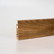 Плінтус ПВХ Hi Line Prestige Cezar Матовий №297 Дуб Ріверіне (74*22*2500)