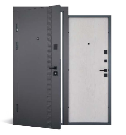 Двері вхідні Abwehr (Classik )Rail (510/0) 860/960х2050 (кварцит/рустик авиньон)