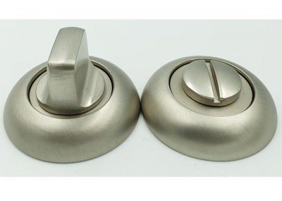 Фиксатор Trion круглый WC  17-AL  SN/CP NEW никель/хром (FTE47+17#knob