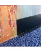 Плінтус алюмінієвий накладний Best Deal 6 чорний матовий (6/80/2,5 м)