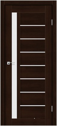 Дверне полотно LONDON StilDoors Каштан (800*2000) ПВХ, стекло сатин