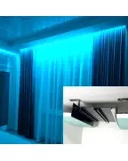 Карниз прихованого монтажу Грація чорний 3 м/п