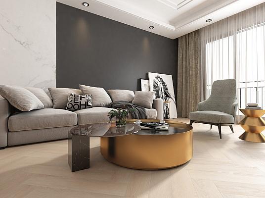 Підлога кварц вінілова (SPC) Apro Wood Slate Oak WD-204-HB з підкладкою 31кл/4+1мм мікрофаска (750*150=0,1125м2) 16шт/уп.