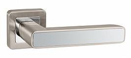 Дверная ручка Punto Mars QR SN/СР-3 мат. никель/хром