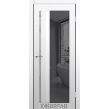 Двери Korfad Aliano AL-06 Super Pet аляска 800*2000 зеркало графит двухстороннее